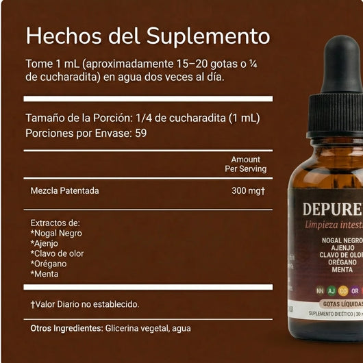 DEPUREL | Limpieza Intestinal Antiparasitaria Natural